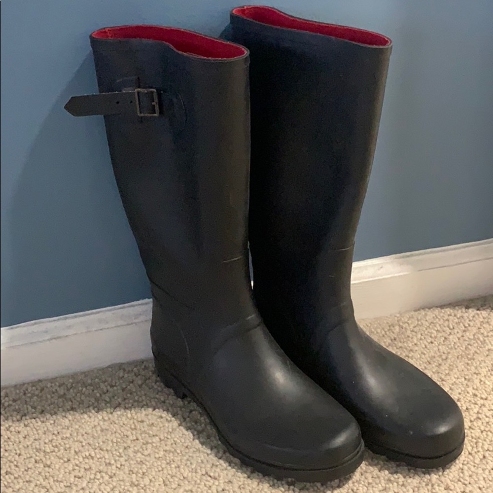 Steel Shank Black Rainboot
